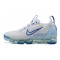 Scarpe Air VaporMax 2021 Flyknit Bianco and Blu Donna/Uomo