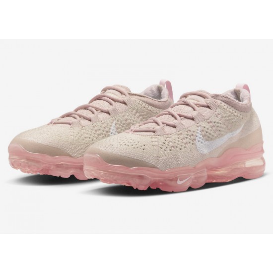 Scarpe Air VaporMax 2023 Flyknit Oatmeal Rosa DV6840-101 Donna