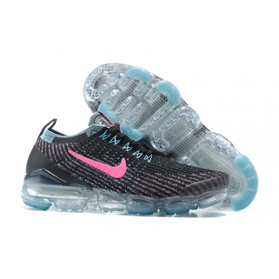 Scarpe Air VaporMax Flyknit 3 Nero Rosa AJ5910-101 Donna/Uomo