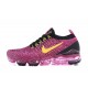 Scarpe Air VaporMax Flyknit 3 Nero Rosso AJ6910-007 Donna/Uomo