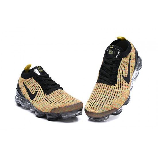 Scarpe Air VaporMax Flyknit 3 Nero Giallo  AJ6900-006 Donna/Uomo