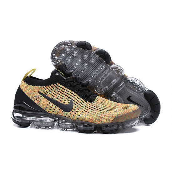 Scarpe Air VaporMax Flyknit 3 Nero Giallo  AJ6900-006 Donna/Uomo