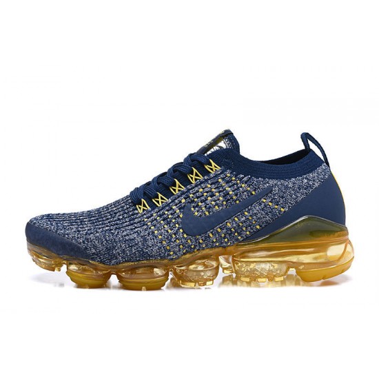 Scarpe Air VaporMax Flyknit 3 Blu Giallo AJ6900-444 Donna/Uomo