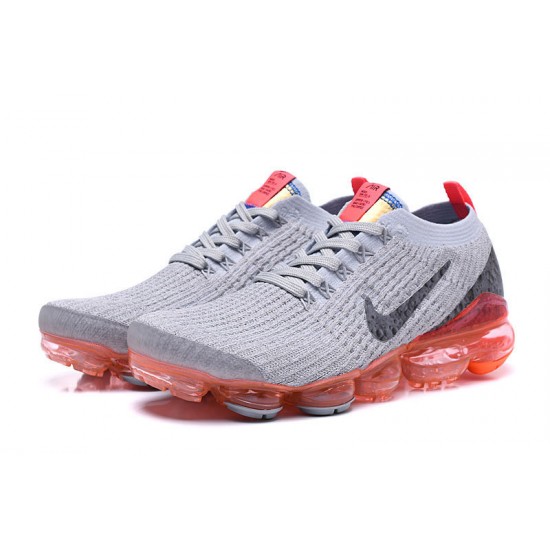 Scarpe Air VaporMax Flyknit 3 Grigio Rosso AJ6900-600 Donna/Uomo