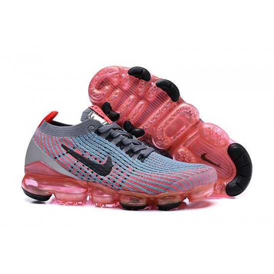 Scarpe Air VaporMax Flyknit 3 Grigio Rosso AJ6900-601 Donna/Uomo