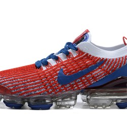 Scarpe Air VaporMax Flyknit 3 Rosso Blu CW5585-100 Donna/Uomo