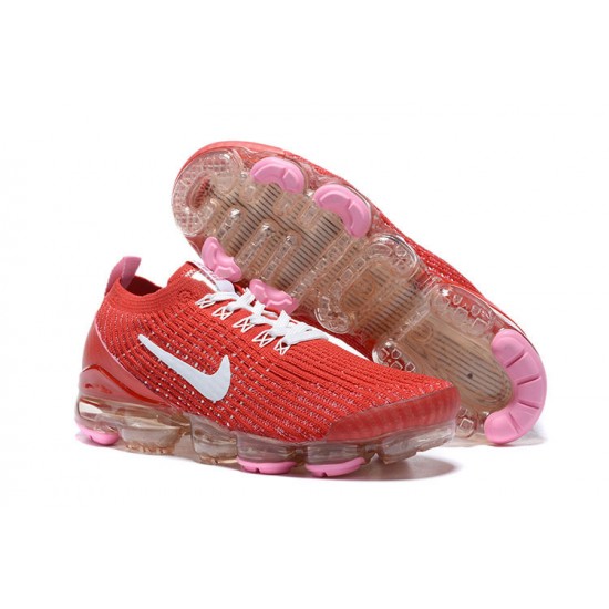 Scarpe Air VaporMax Flyknit 3 Rosso Bianco CU4756-600 Donna/Uomo