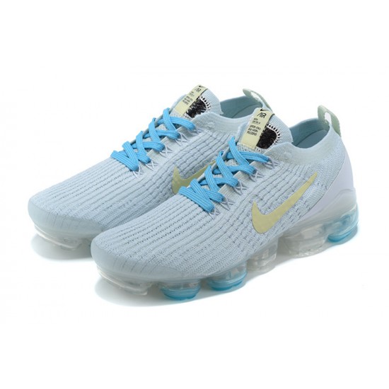 Scarpe Air VaporMax Flyknit 3 Bianco Blu AJ6910-500 Donna/Uomo