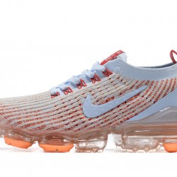 Scarpe Air VaporMax Flyknit 3 Bianco Arancia AJ6910-400 Donna/Uomo