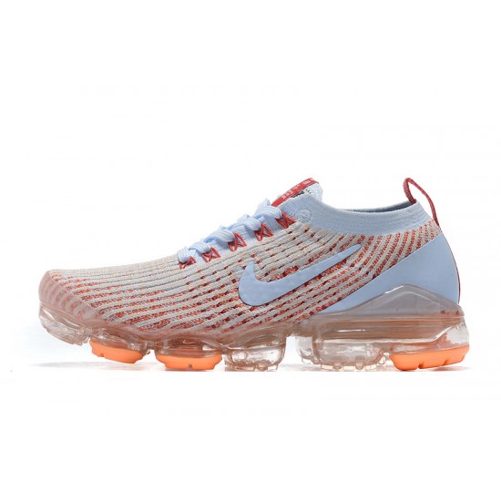 Scarpe Air VaporMax Flyknit 3 Bianco Arancia AJ6910-400 Donna/Uomo