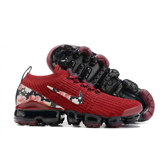 Scarpe Air VaporMax Flyknit 3 Rosso Nero CT1274 -600 Donna