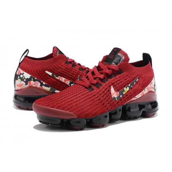 Scarpe Air VaporMax Flyknit 3 Rosso Nero CT1274 -600 Donna