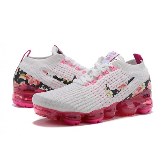 Scarpe Air VaporMax Flyknit 3 Bianco Rosa AJ6910-601 Donna