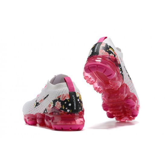 Scarpe Air VaporMax Flyknit 3 Bianco Rosa AJ6910-601 Donna