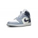 Nike Air Jordan 1 Mid Donna Two-Tone Blue BQ6472-140 Scarpe