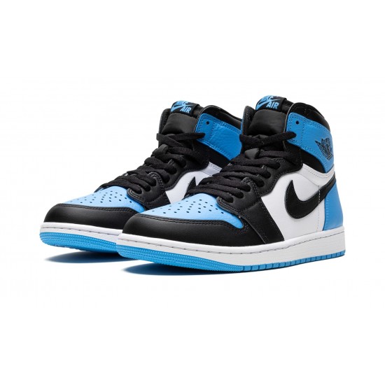 Nike Air Jordan 1 Retro High OG Uomo UNC Toe DZ5485-400 Scarpe