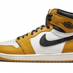 Nike Air Jordan 1 Retro High OG Uomo Yellow Ochre DZ5485-701 Scarpe