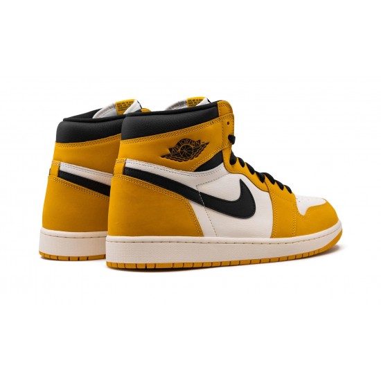 Nike Air Jordan 1 Retro High OG Uomo Yellow Ochre DZ5485-701 Scarpe